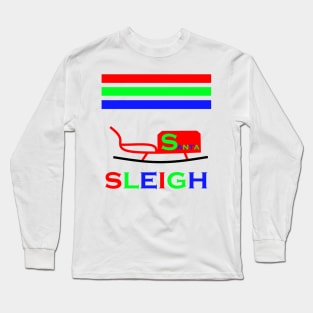 Santa Sleigh Long Sleeve T-Shirt